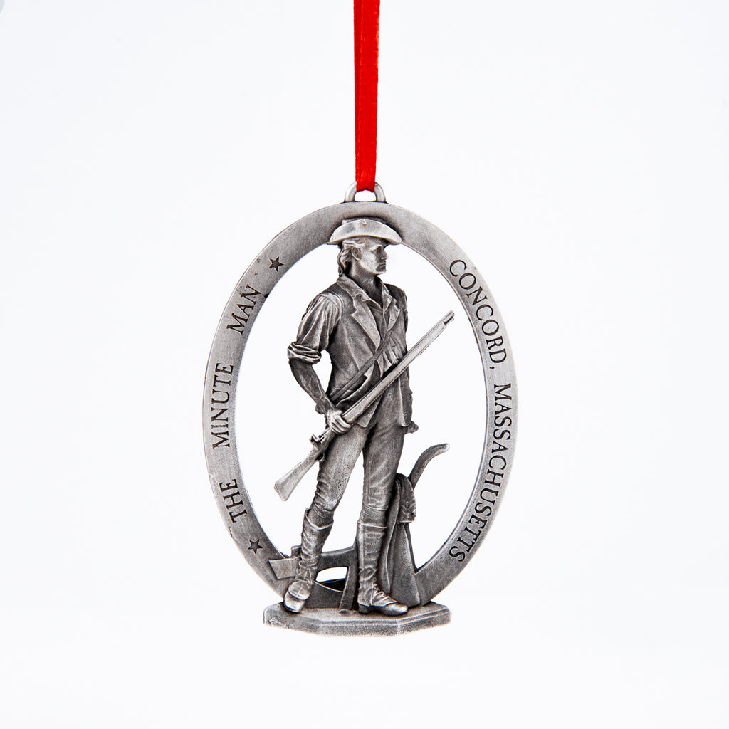 Ornament Oval – Concord “Minute Man”