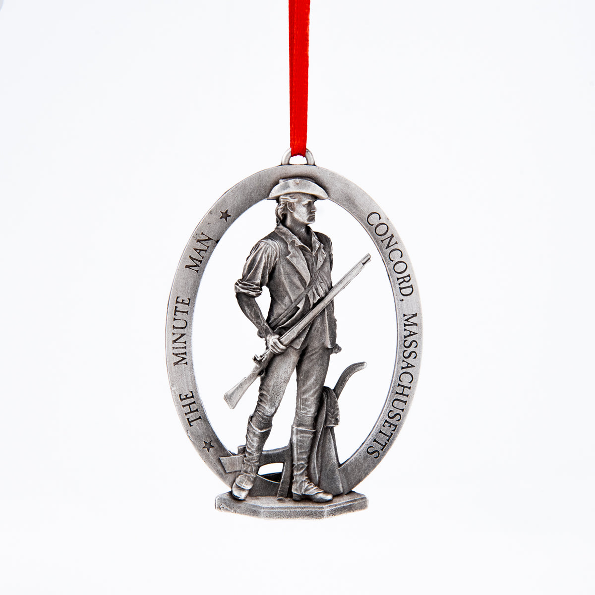 Ornament Oval – Concord “Minute Man”