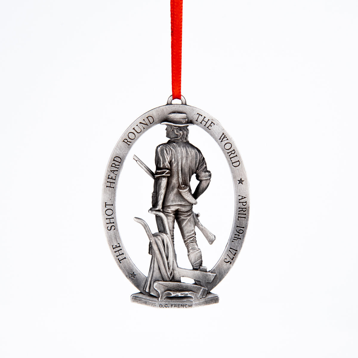 Ornament Oval – Concord “Minute Man”
