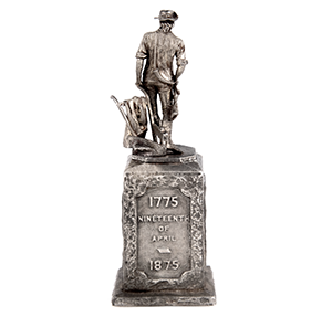 Statue Medium with Pedestal – Concord “Minute Man”